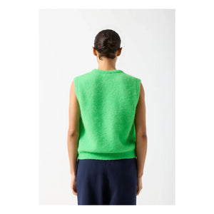 American Vintage - Vitow Jersey de Lana sin Mangas | Verde