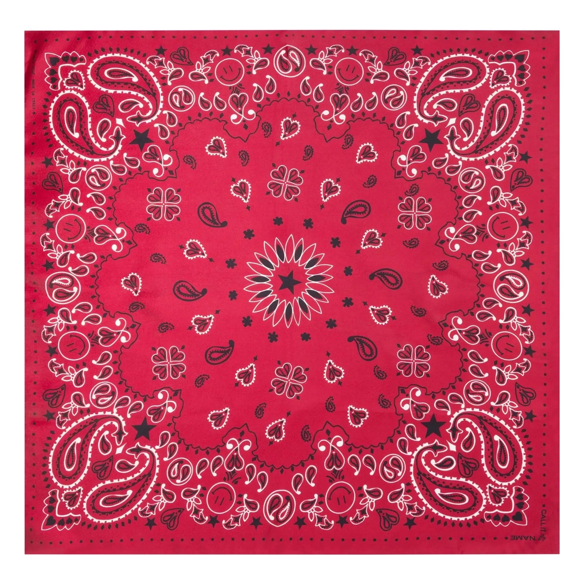 Llámalo por tu nombre - Pañuelo Pequeño de Seda | Rojo