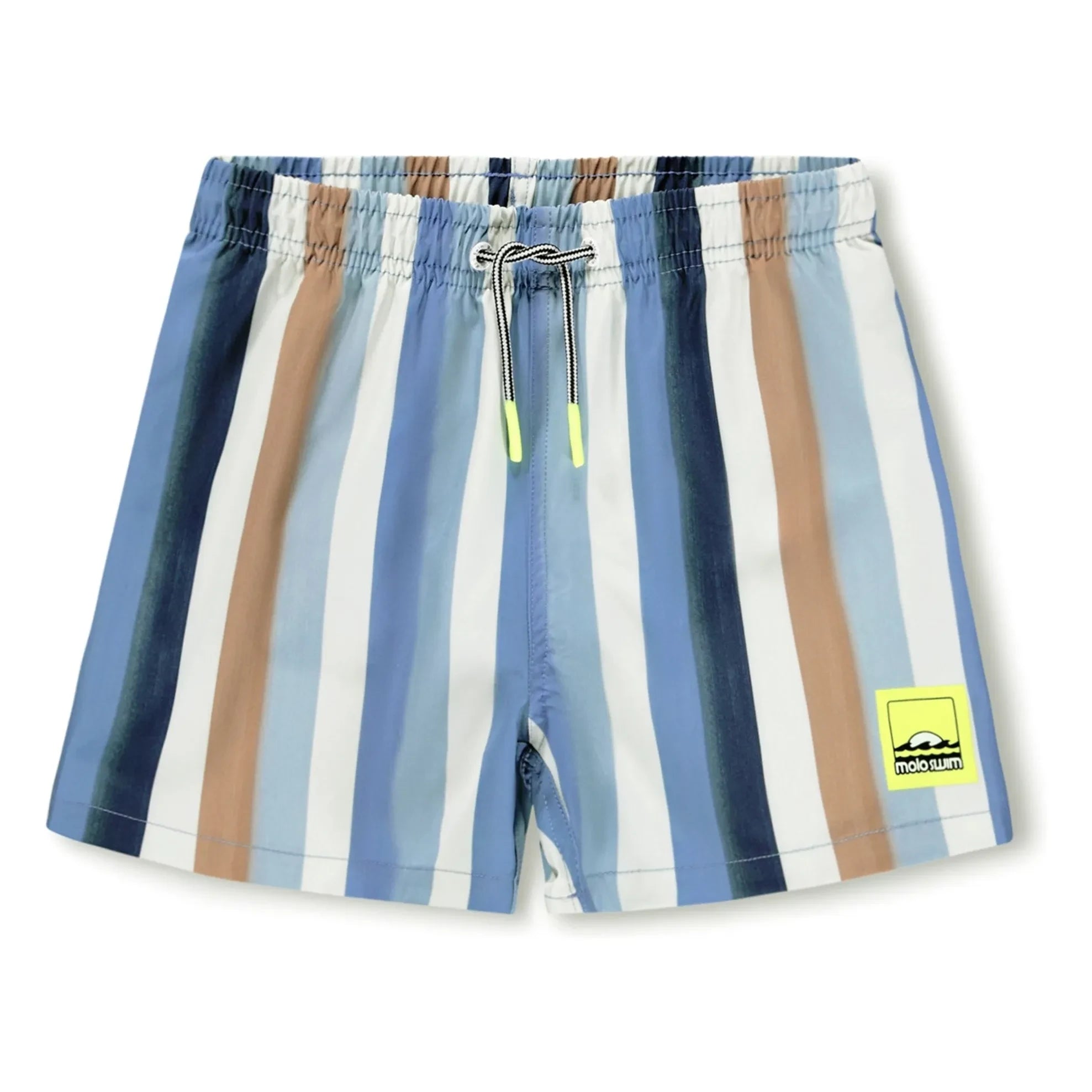 Molo - Niko Traje de Baño a Rayas de Fibra Reciclada | Azul