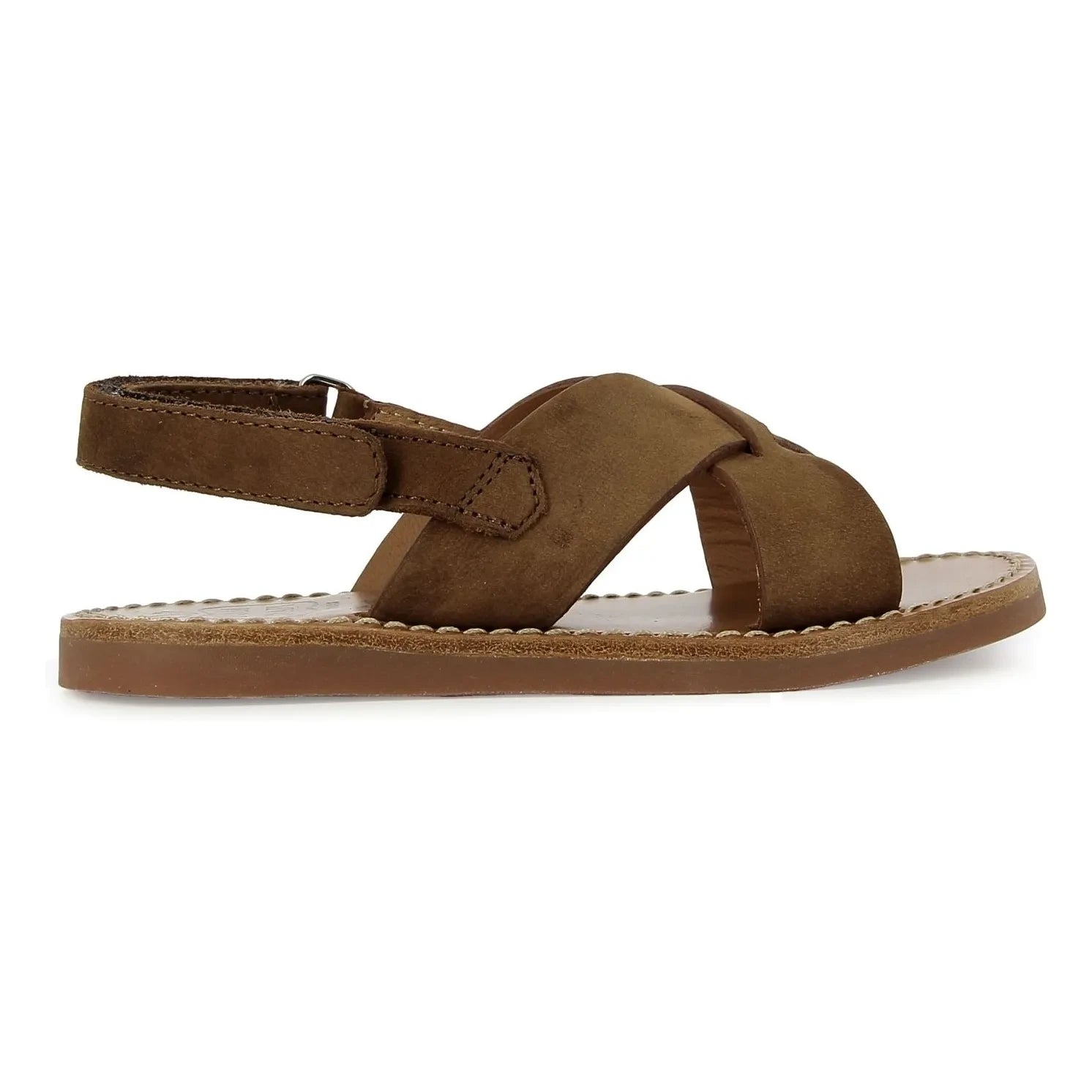 Pom d'Api - Sandalias Beach-Stitch Crossover | Marrón
