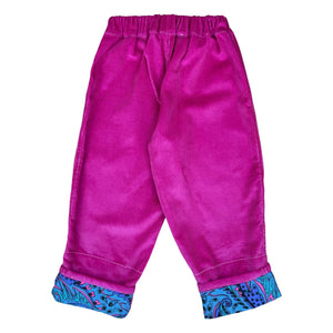 Club Trésor - Candy Evolutive Kadife Pantolon | Pembe