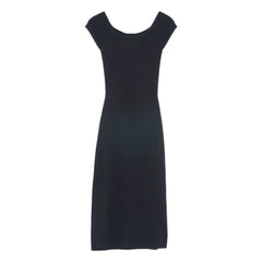 Bompard - Vestido Bardot de Seda y Cachemir | Negro