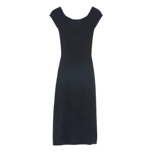 Bompard - Vestido Bardot de Seda y Cachemir | Negro