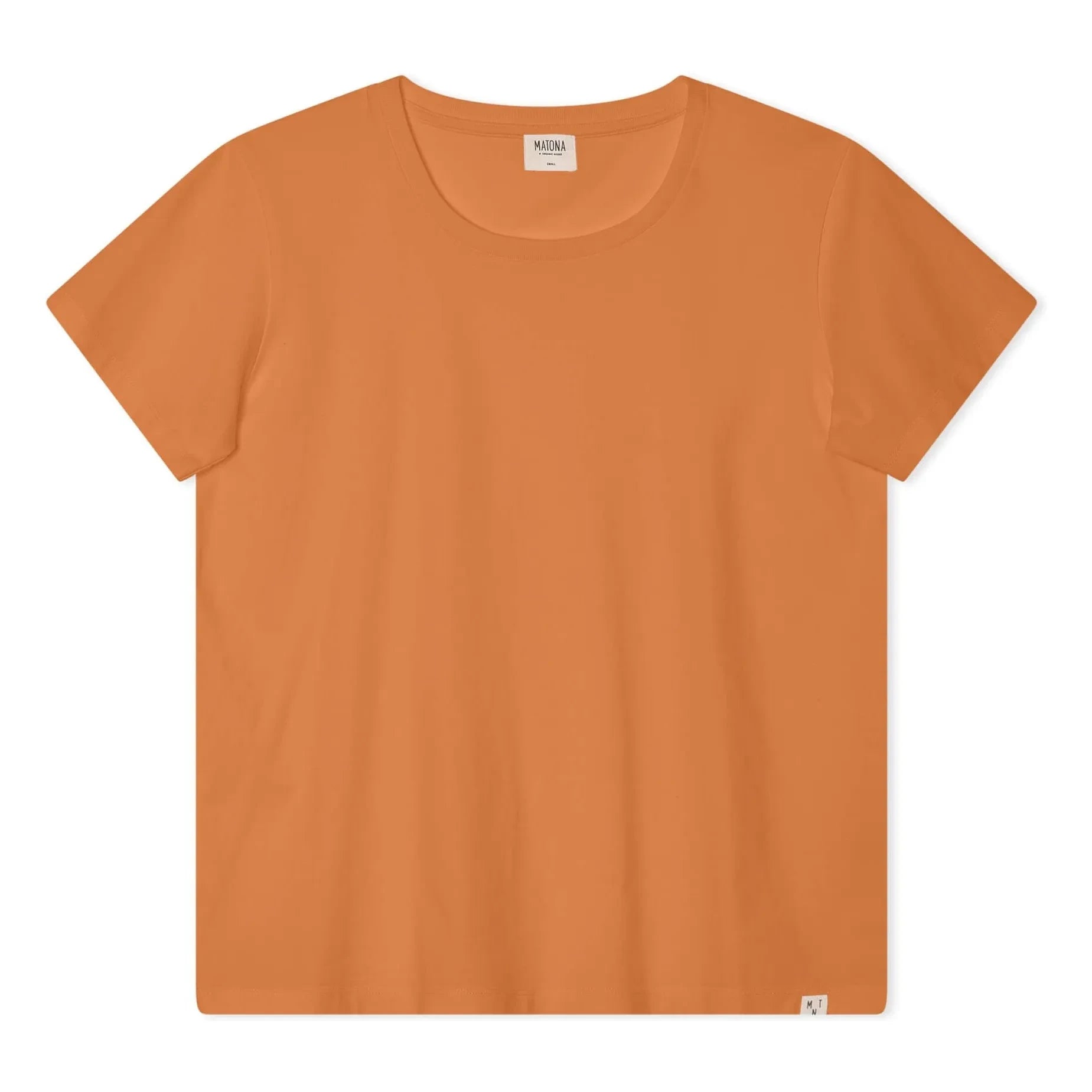 Matona - Camiseta de Algodón Orgánico Core | Naranja