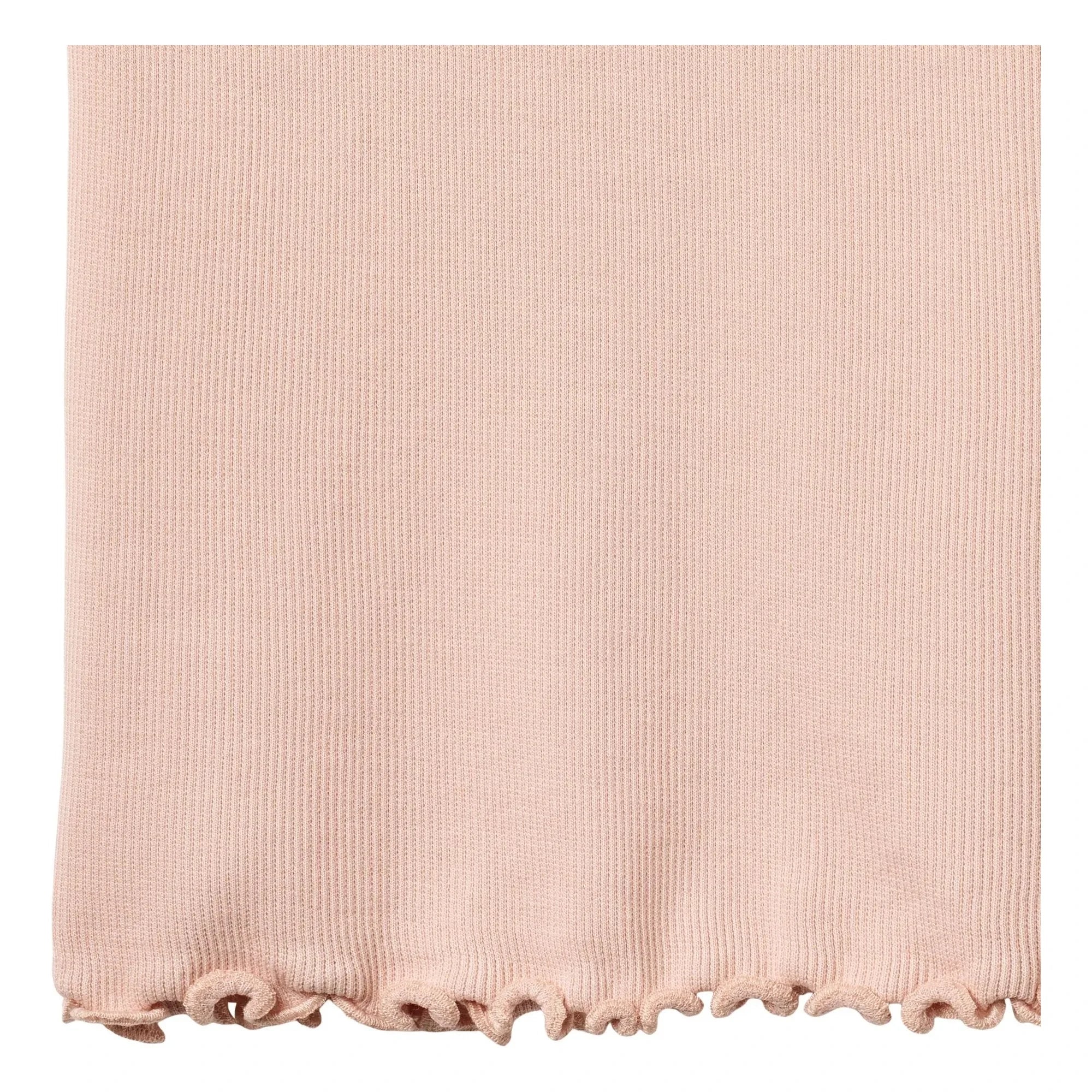 Trigo - Camiseta de tirantes acanalada de algodón orgánico Minka | Rosa pálido