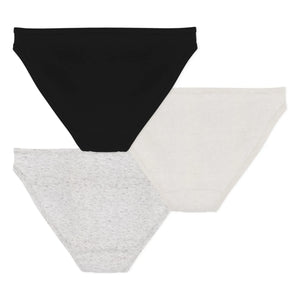 Petit Bateau - Pack de 3 braguitas United Light | Gris jaspeado