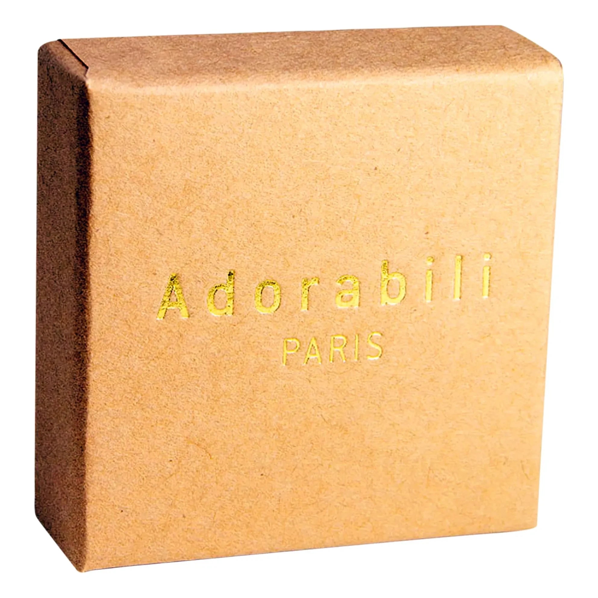 Adorabili - Pendientes de aro de concha dorada