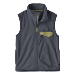 Patagonia - Micro D Snap-T Kolsuz Fleece Yelek Geri Dönüştürülmüş Elyaf | Koyu Mavi