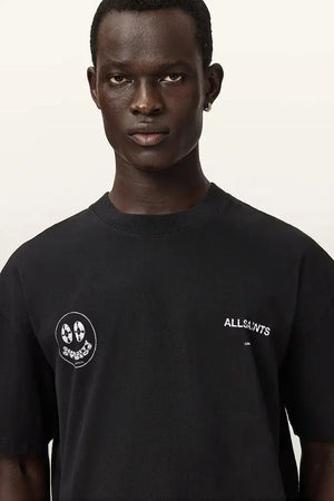Camiseta de algodón para hombre AllSaints SPINNER