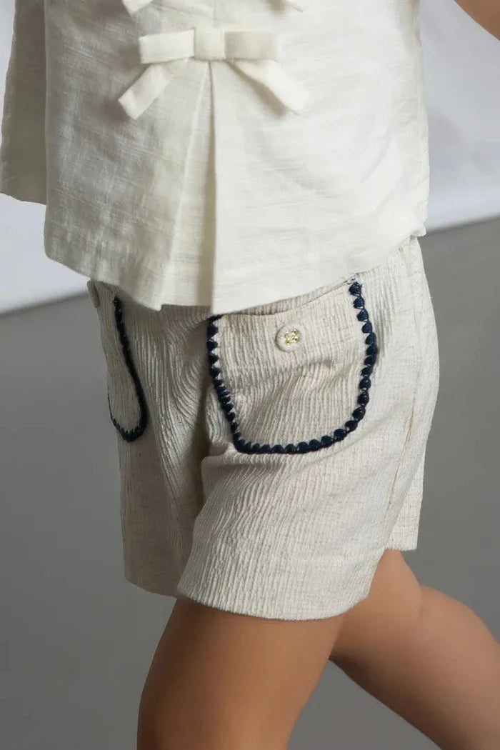 Pantalones cortos de lino infantiles Mayoral