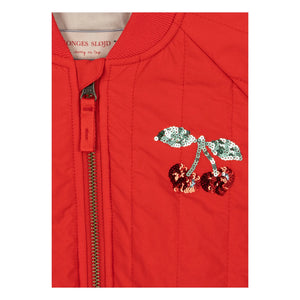 Konges Sløjd - Chaqueta acolchada de lentejuelas Mon Chéri | Rojo
