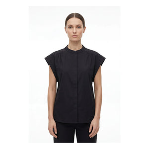 Hod - Blusa de algodón Amandine | Negro