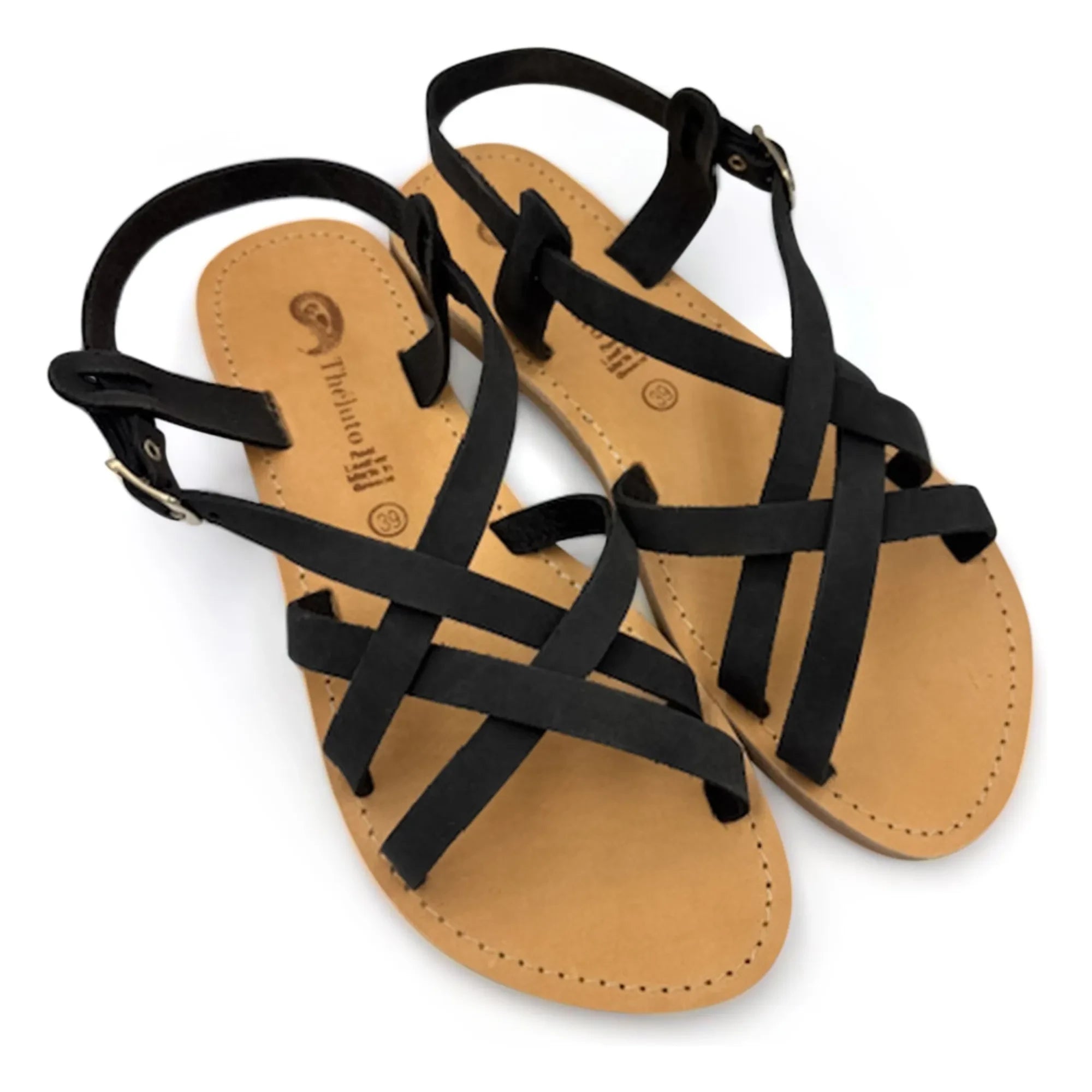 Sandalias Théluto - Verona Nubuk | Negro