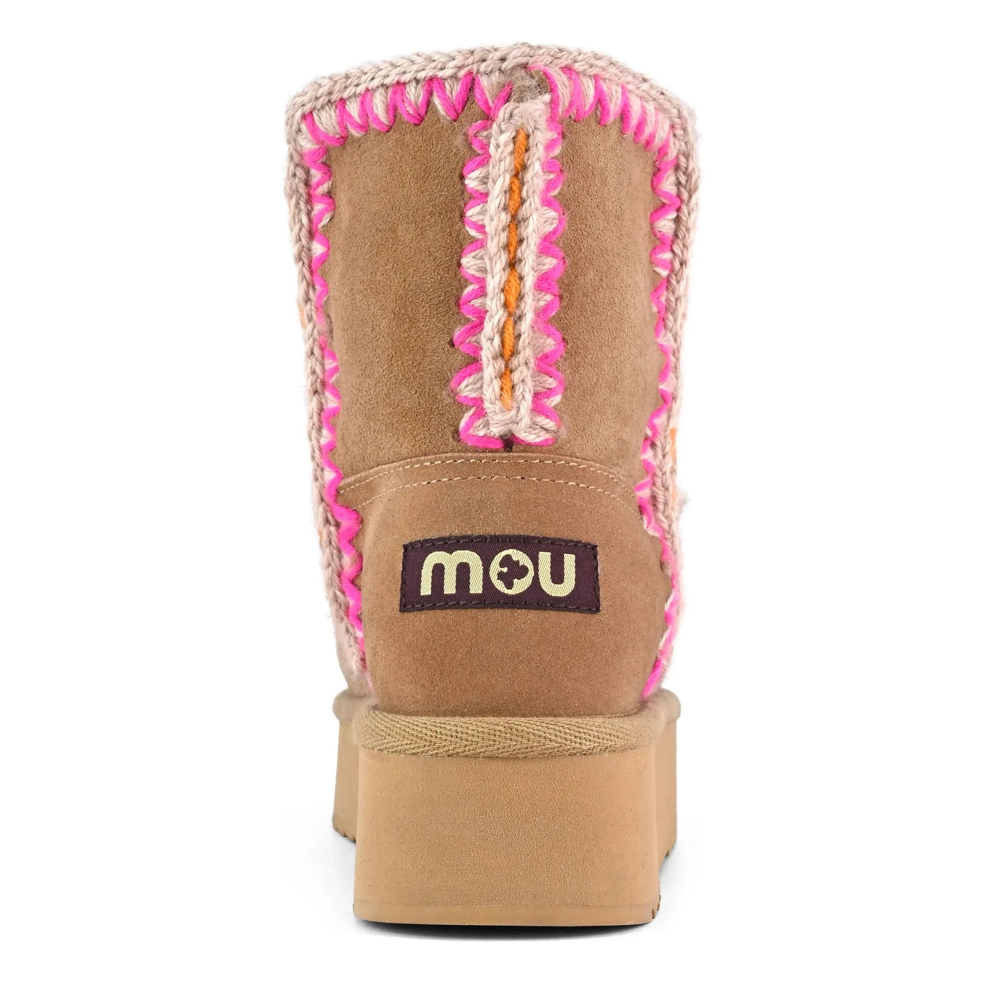 Mou - Botas Compensadas Norfolk Suecia | Rosa