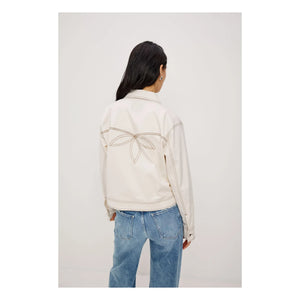 Rails - Chaqueta bordada Briggs | Marfil