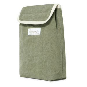Adorna - Bolsa de almuerzo de lino con aislamiento térmico | Caqui