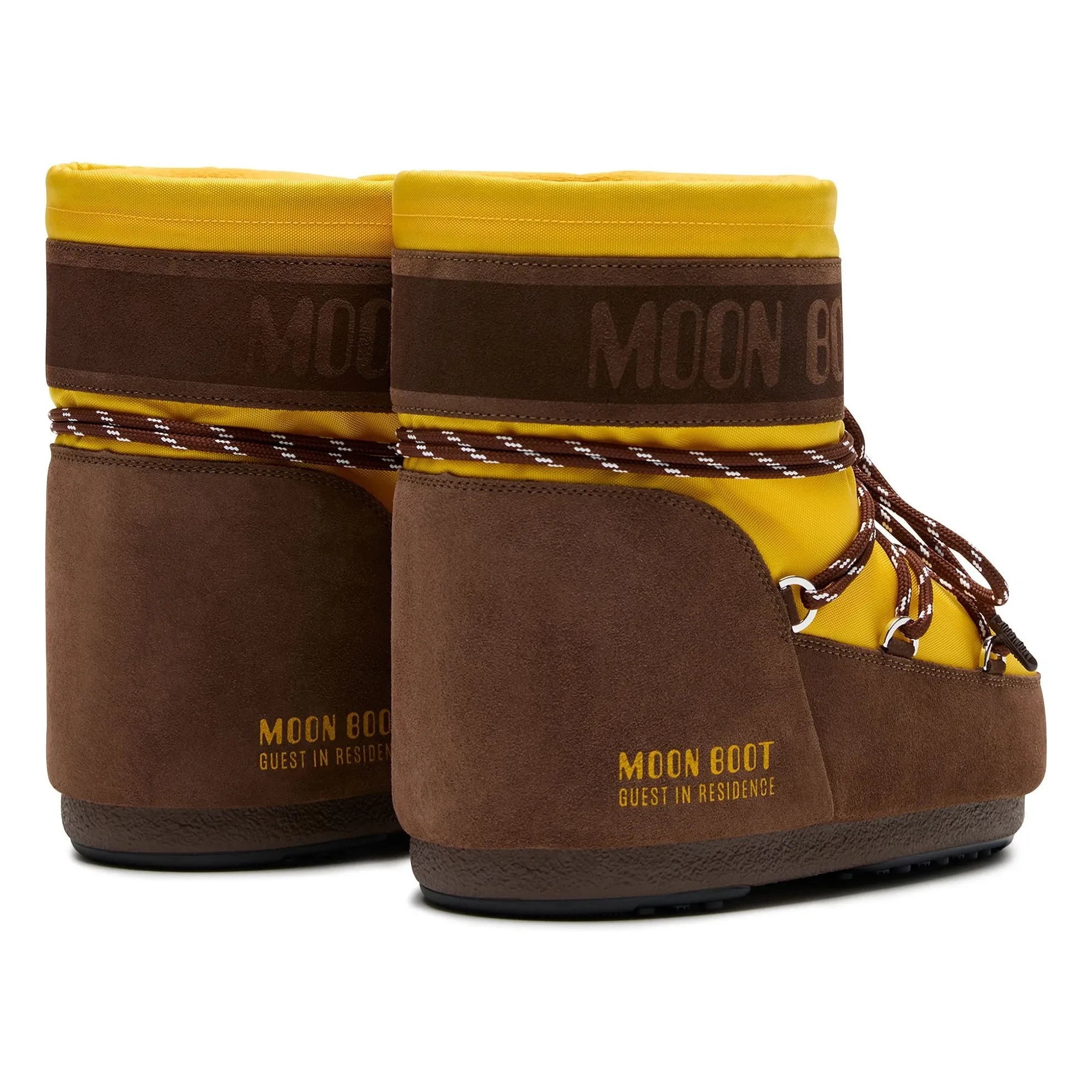 Moon Boot - Botas bajas de nailon MB x Guest in Residence Icon | Amarillas