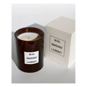 L:A BRUKET - Vela con aroma a pomelo - 260g | Incoloro