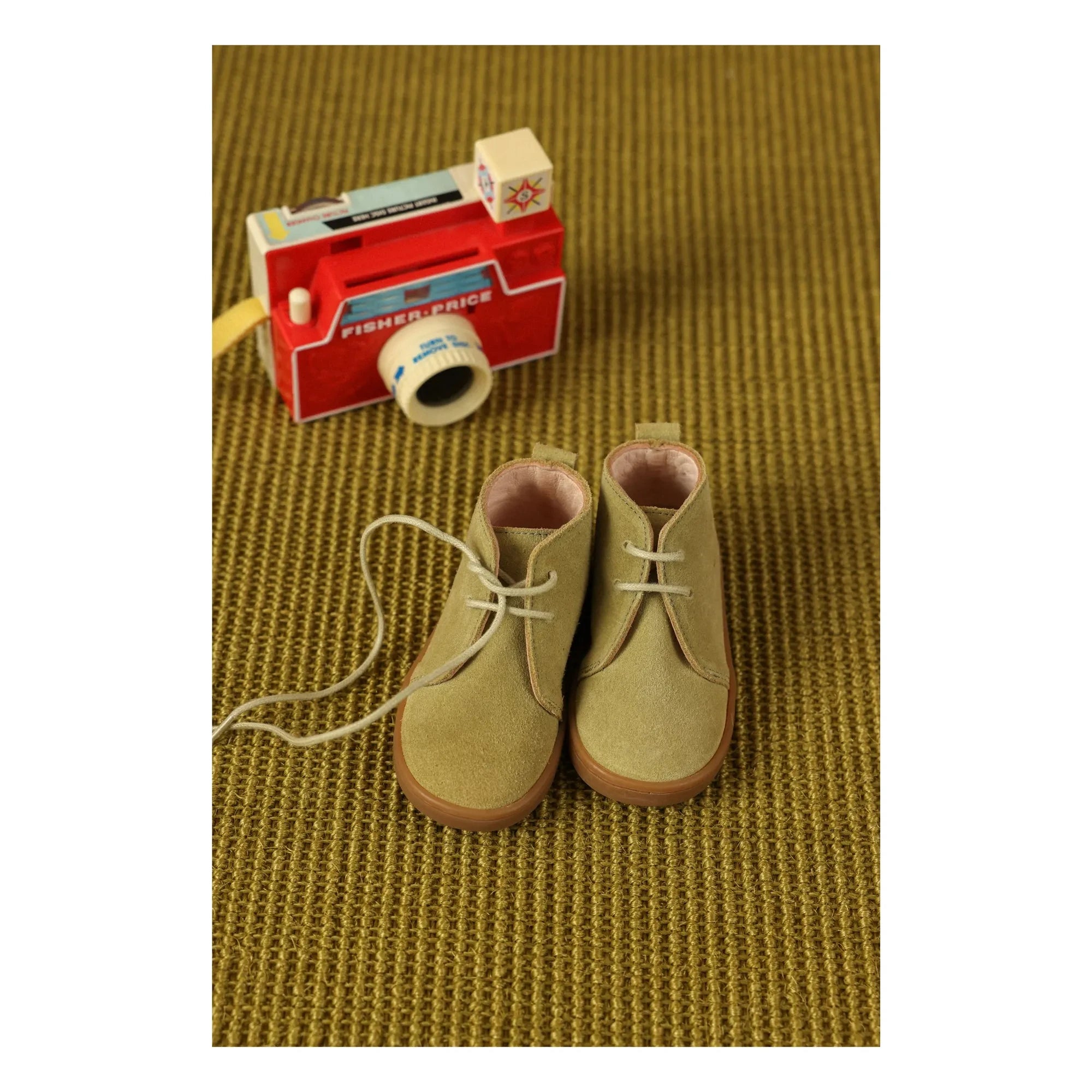 Lazare - Zapatillas de cordones de ante Raoul | Verde almendra