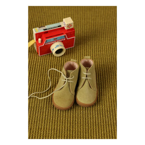 Lazare - Zapatillas de cordones de ante Raoul | Verde almendra