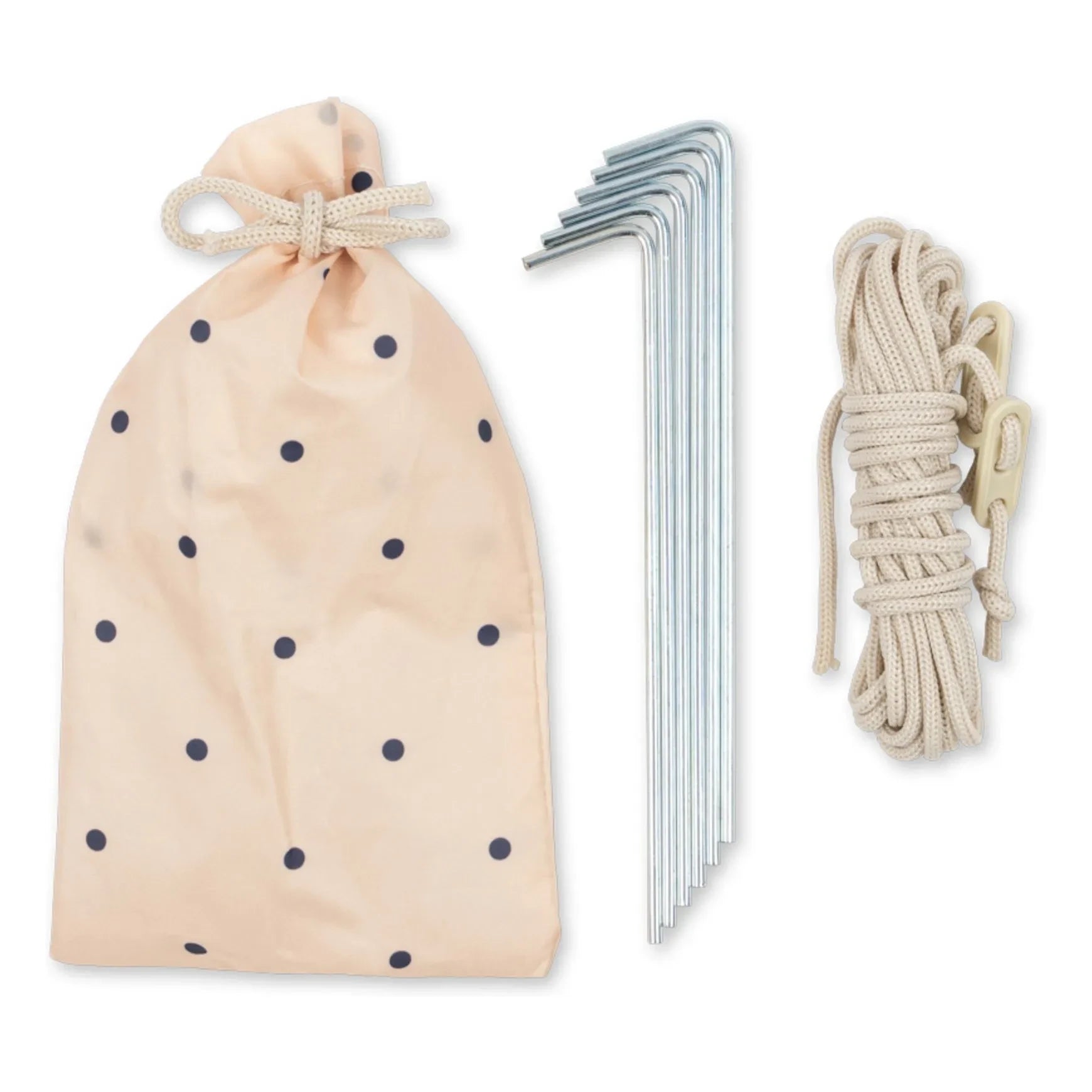 Konges Sløjd - Beige | Tienda de playa desplegable de puntos azul marino