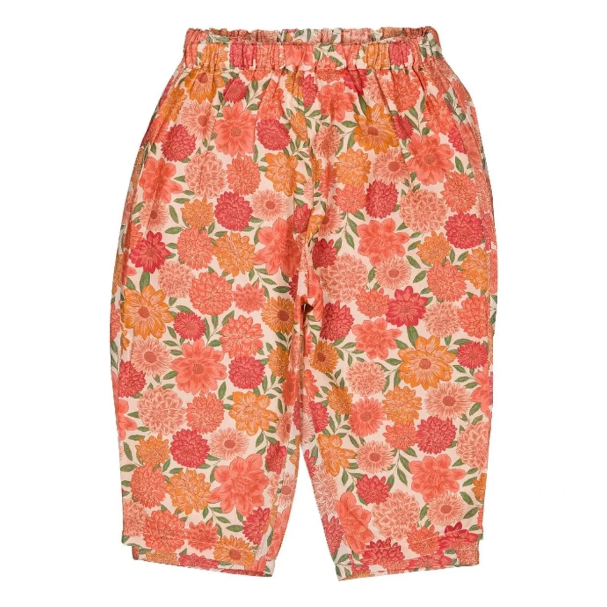 Loir - Pantalón Nini Flores de Algodón Orgánico | Coral
