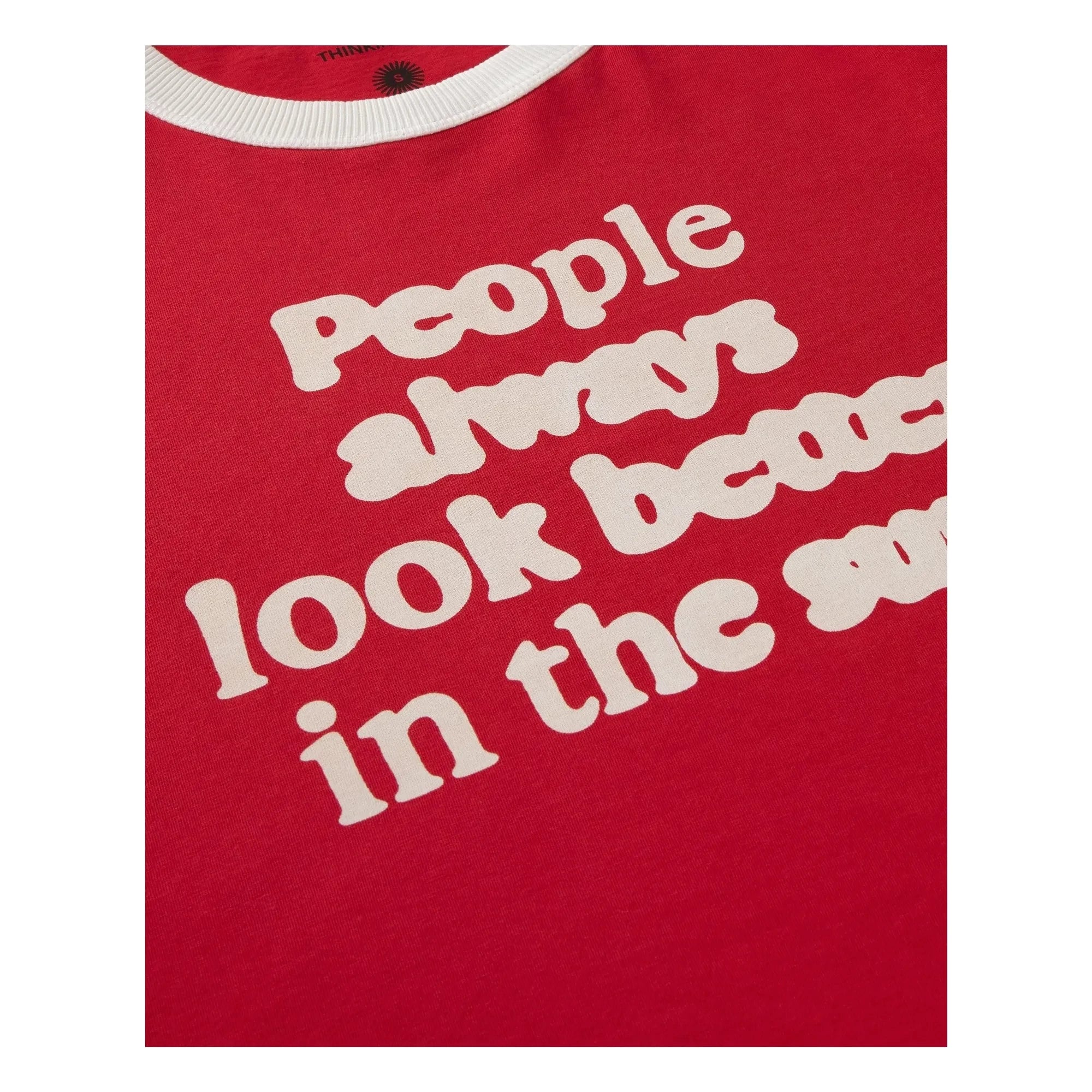 Thinking Mu - People Zowie Camiseta Algodón orgánico | Rojo