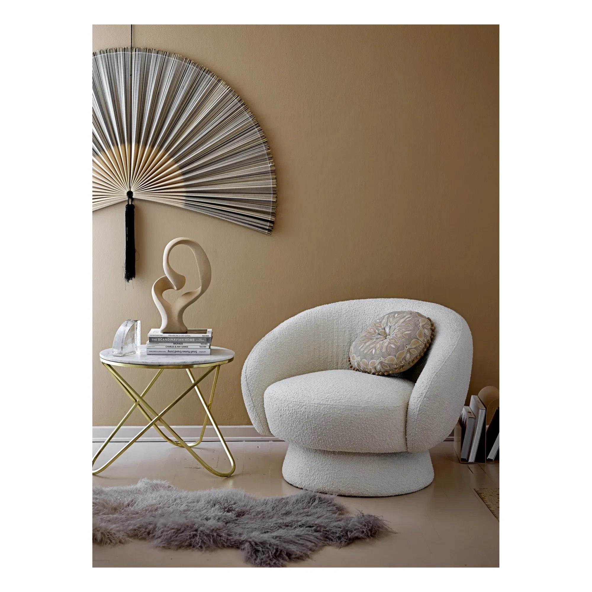 Bloomingville - Sillón Ted | Blanco