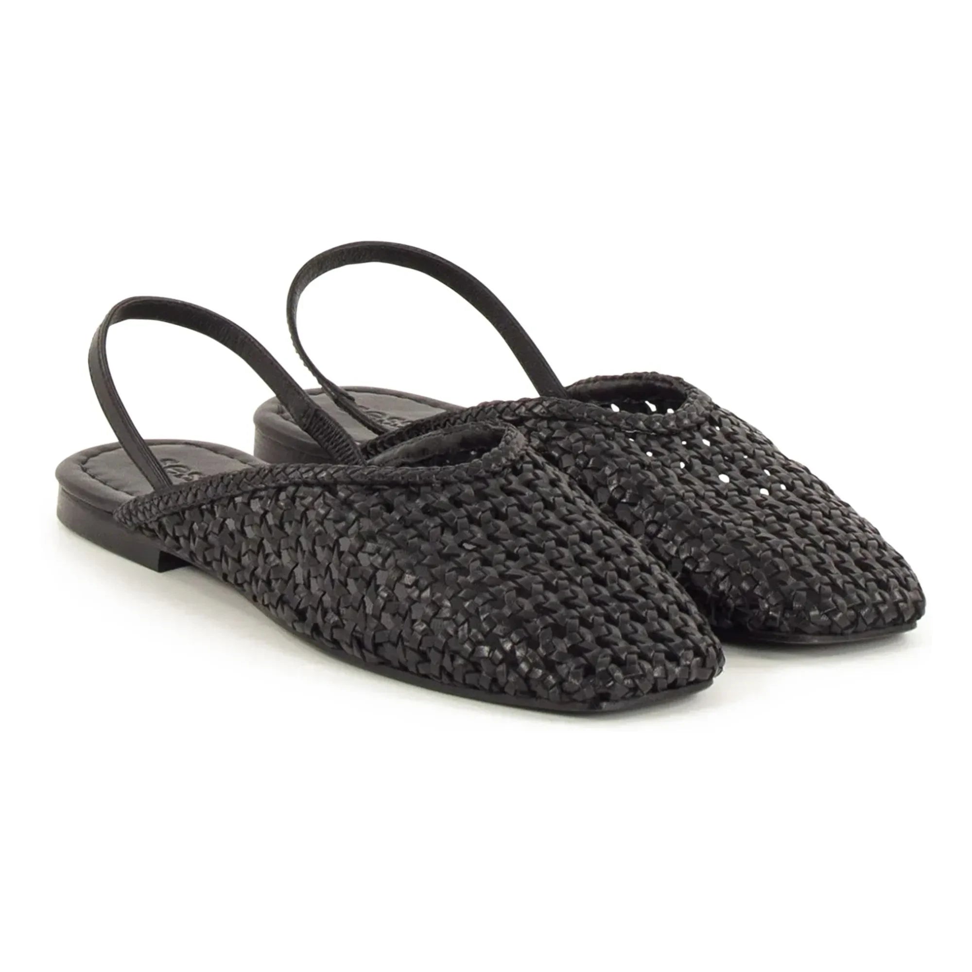 Sessùn - Sandalias de piel Vana | Negro