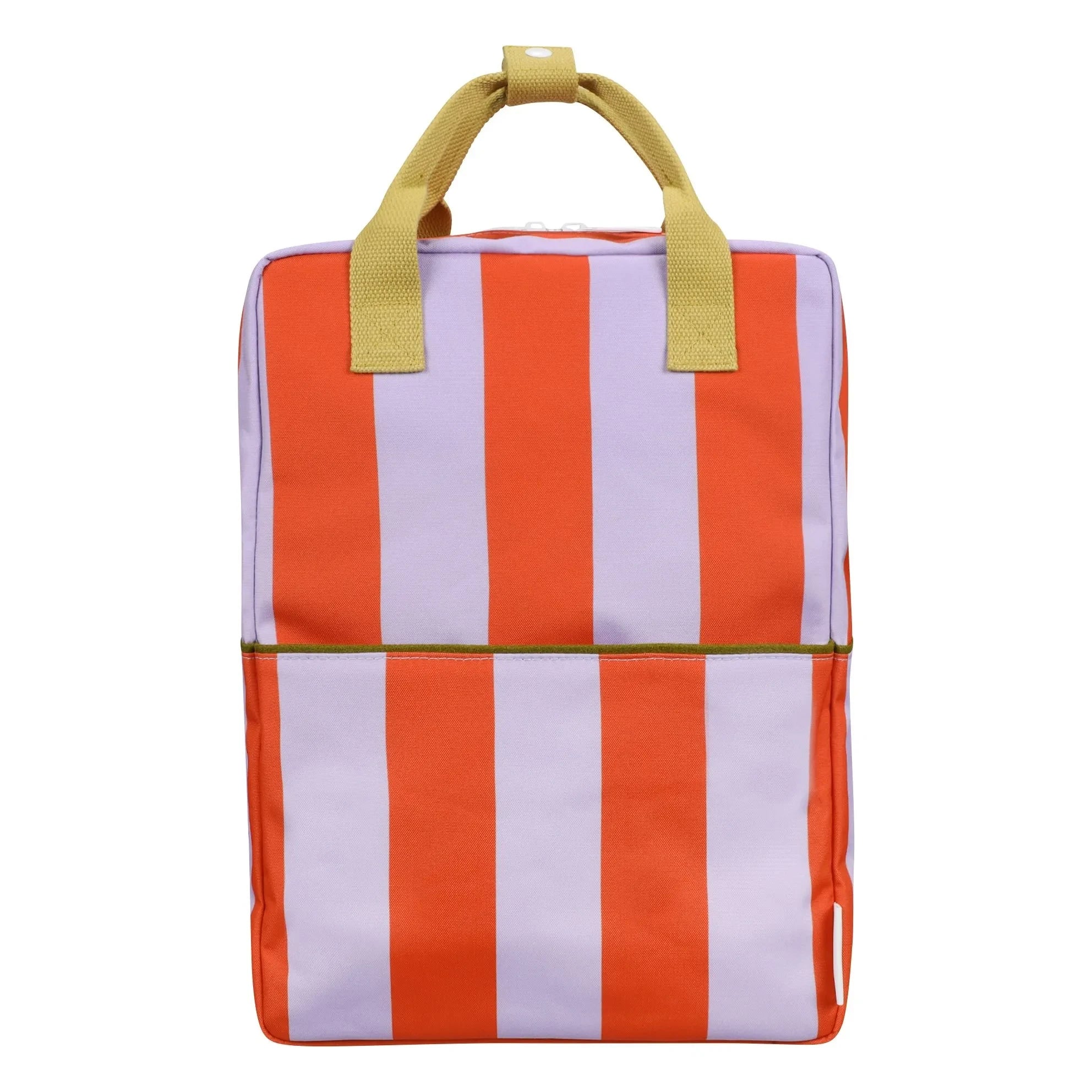 Sticky Lemon - Mochila grande a rayas | Rojo
