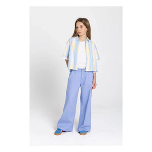 Smallable Kid - Paloma Pantalones de pernera ancha | Azul claro