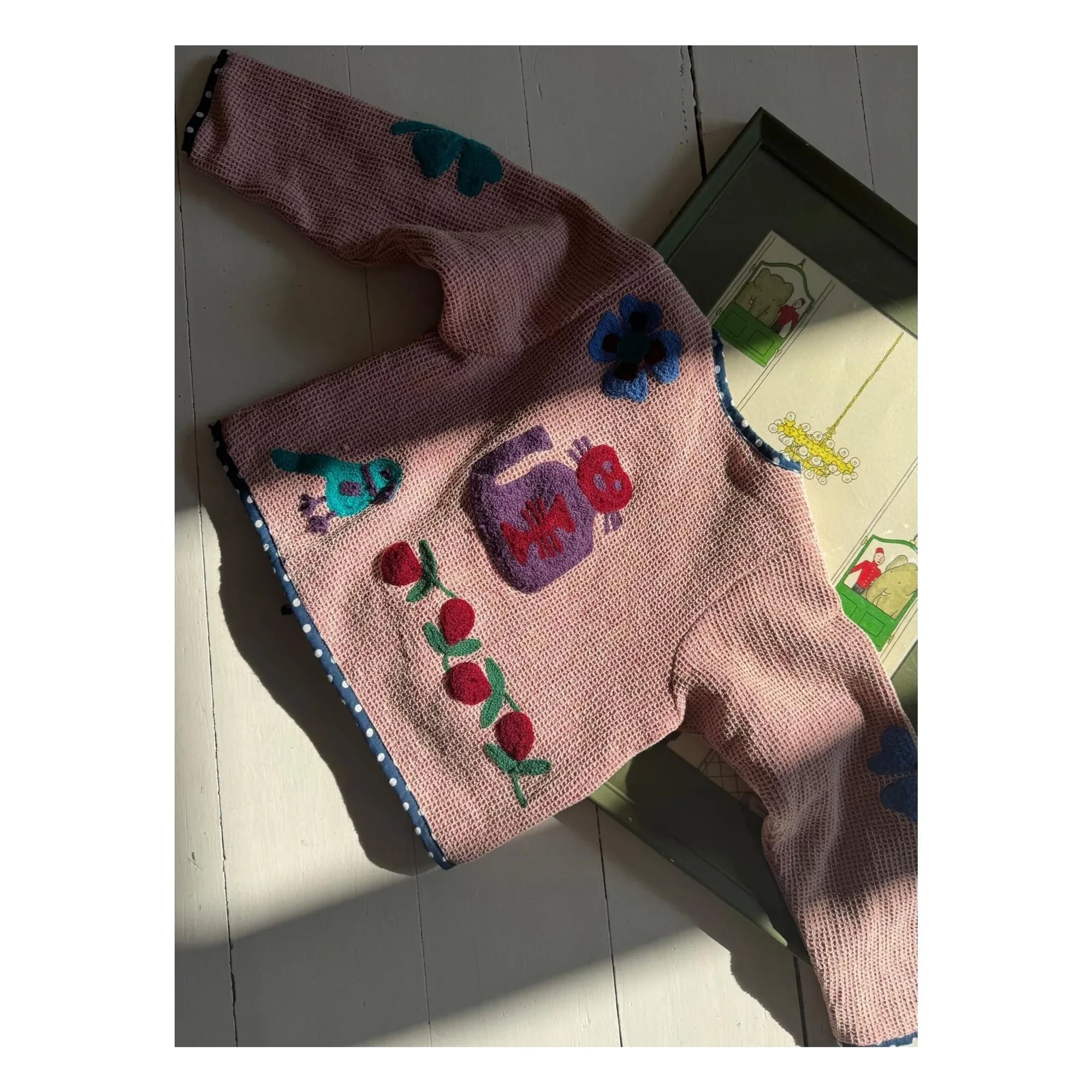 SISSEL EDELBO - Chaqueta de algodón orgánico Clio - Colección infantil | Rosa
