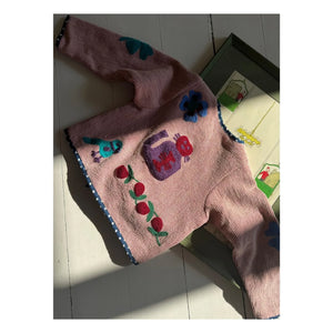 SISSEL EDELBO - Chaqueta de algodón orgánico Clio - Colección infantil | Rosa