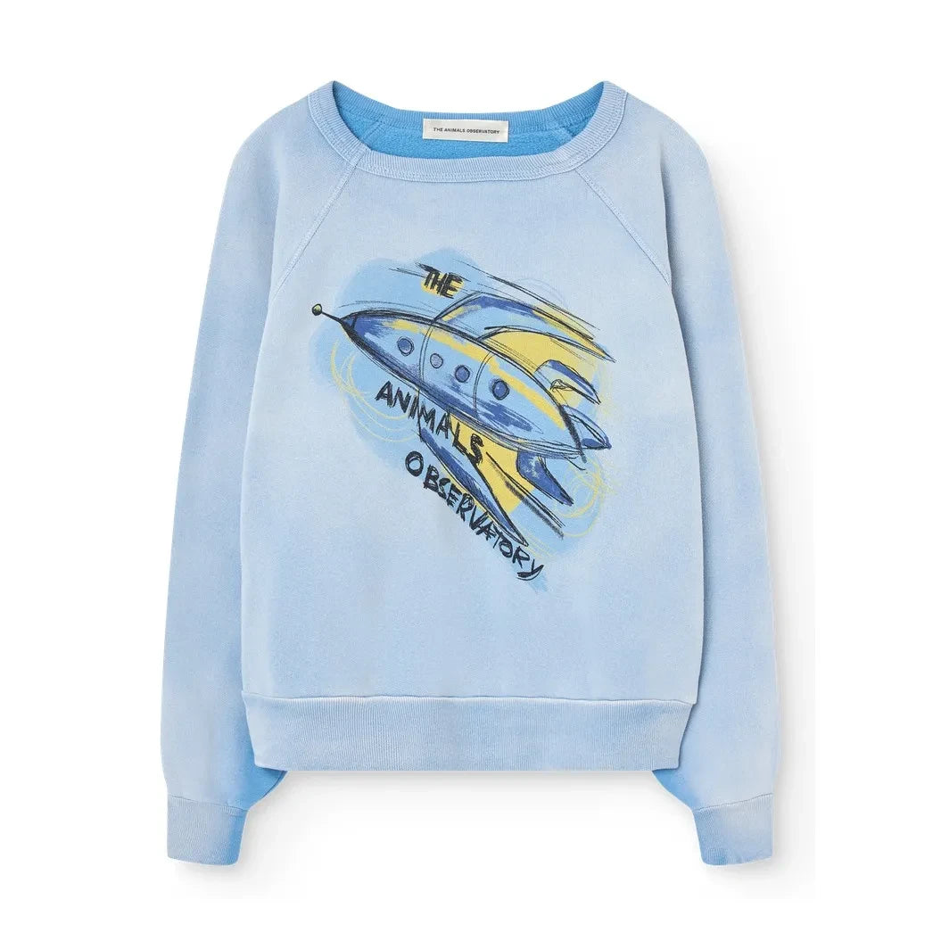 The Animals Observatory - Sudadera Shark Rocket | Azul claro