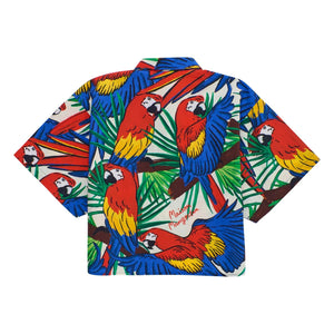 Maison Mangostan - Camisa corta Parrot | Azul