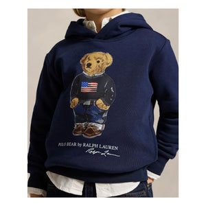 Ralph Lauren - Sudadera con capucha de oso | Azul marino