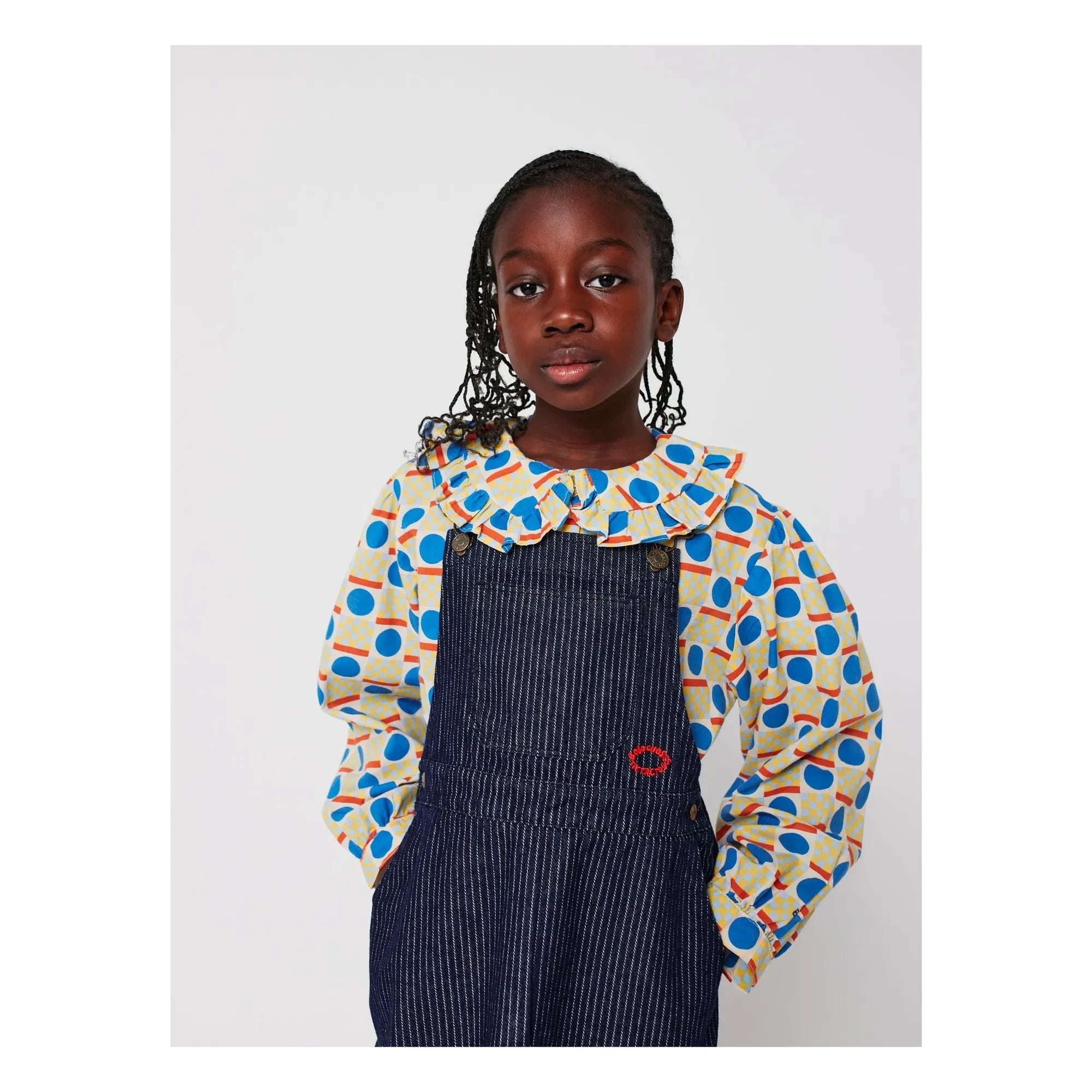 Bobo Choses - Blusa geométrica de algodón orgánico | Crudo