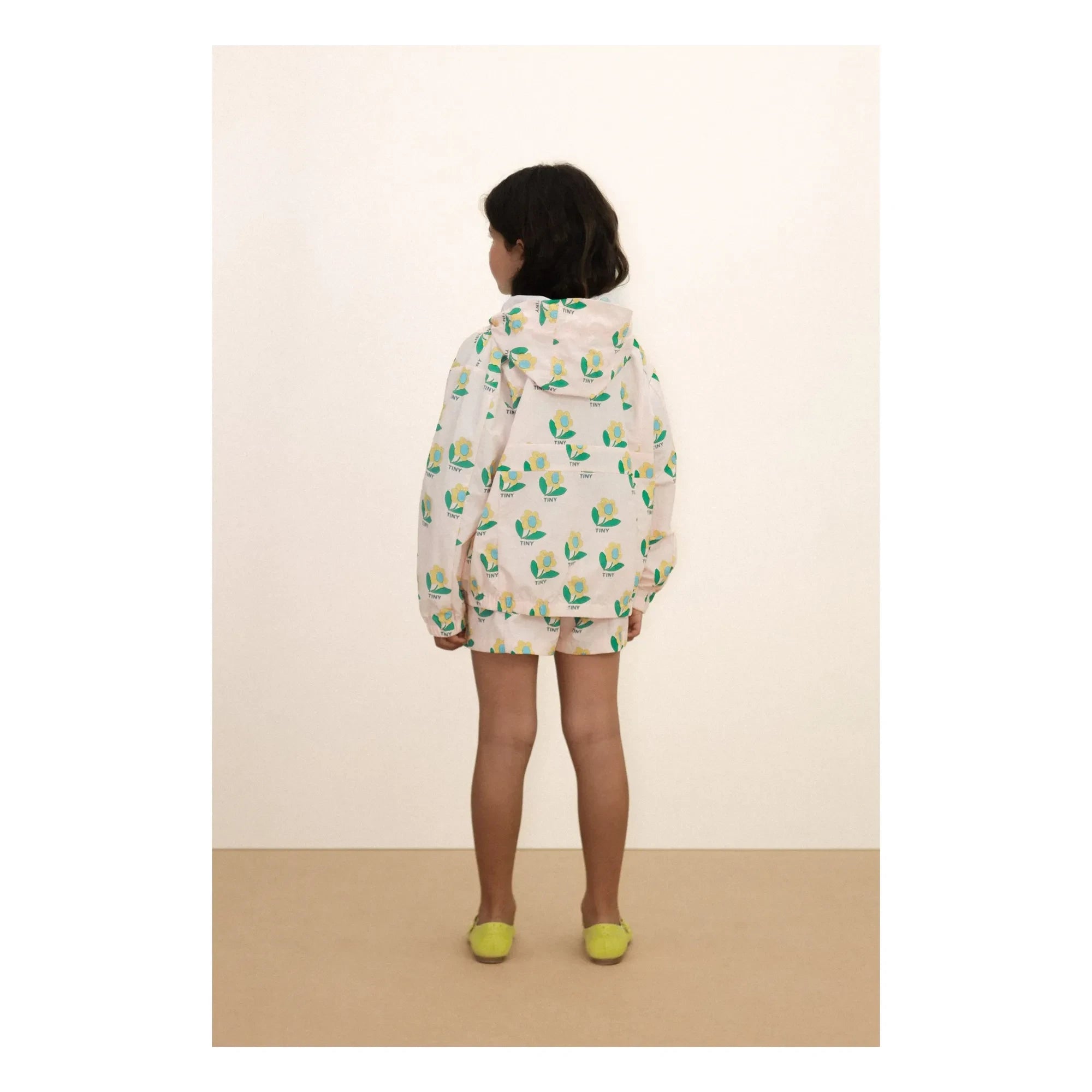 Tinycottons - Chaqueta Flowers | Rosa Claro