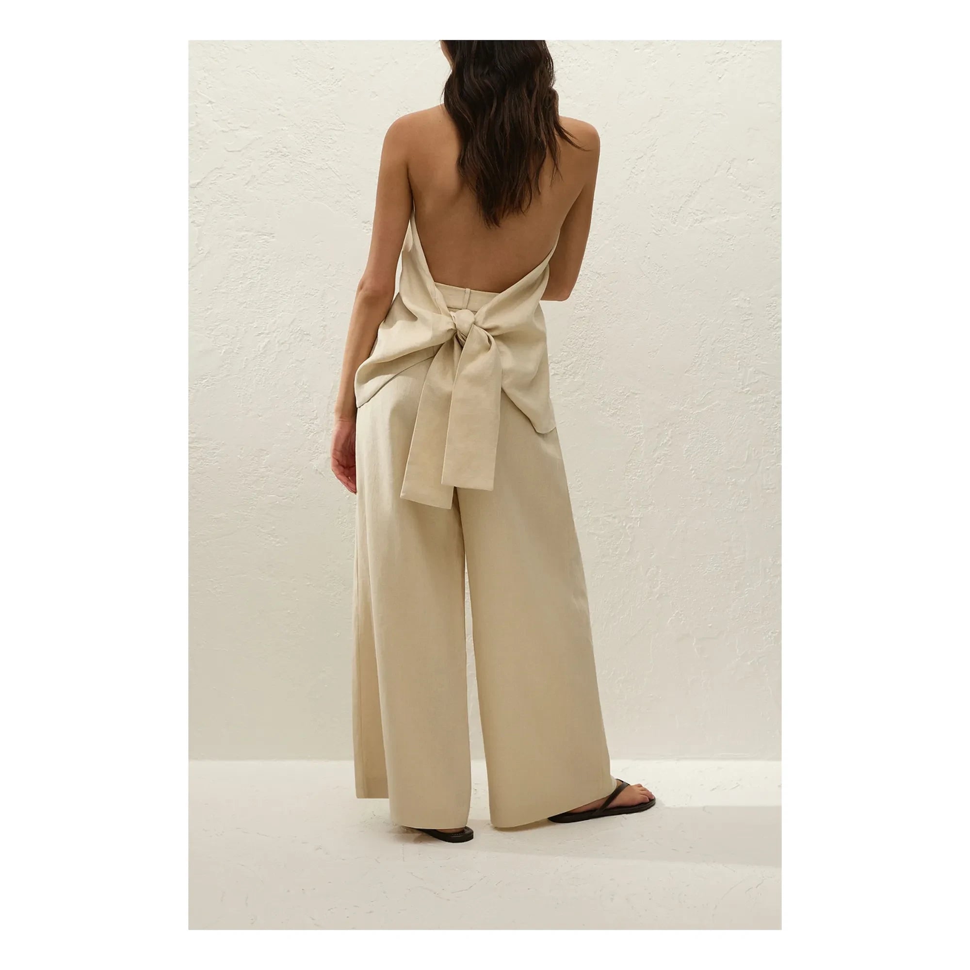 Faithfull the Brand - Pantalones Sofia Keten | Panna Cotta