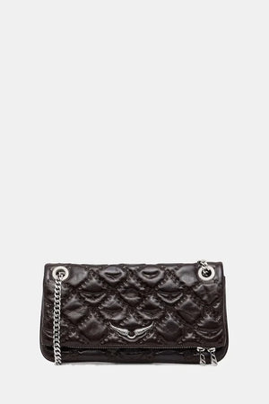 Bolso de piel ZADIG&VOLTAIRE ROCK II VINTAGE MONOGRAM