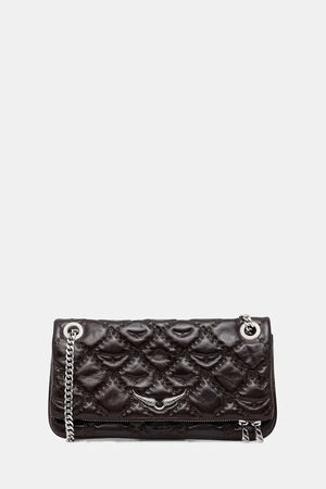 Bolso de piel ZADIG&VOLTAIRE ROCK II VINTAGE MONOGRAM