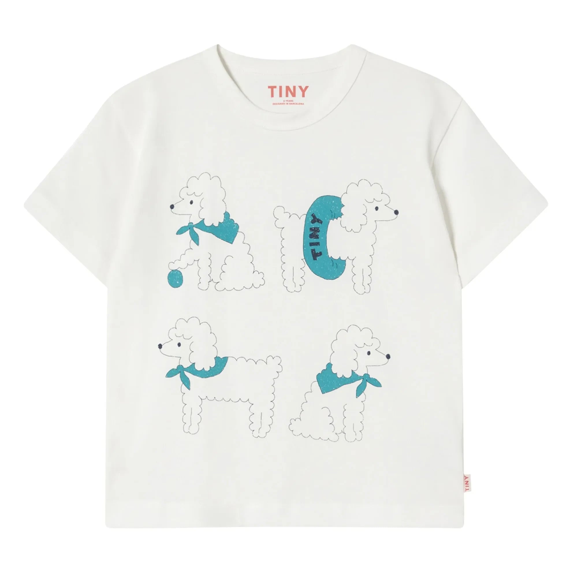 Tinycottons - Camiseta de perro de algodón orgánico | Blanco