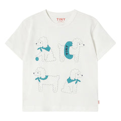 Tinycottons - Camiseta de perro de algodón orgánico | Blanco