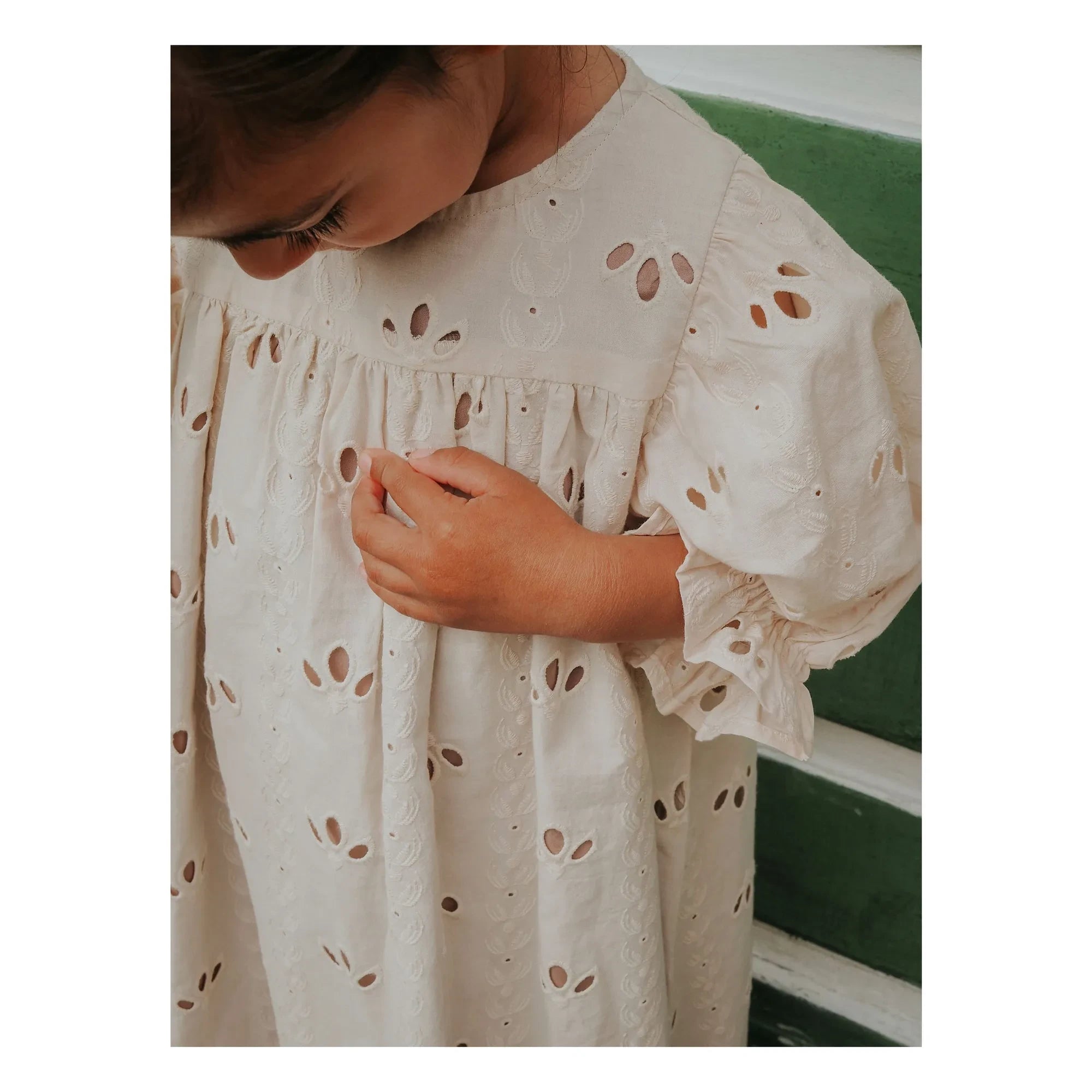 Fliink - Vestido de Cambray | Crudo