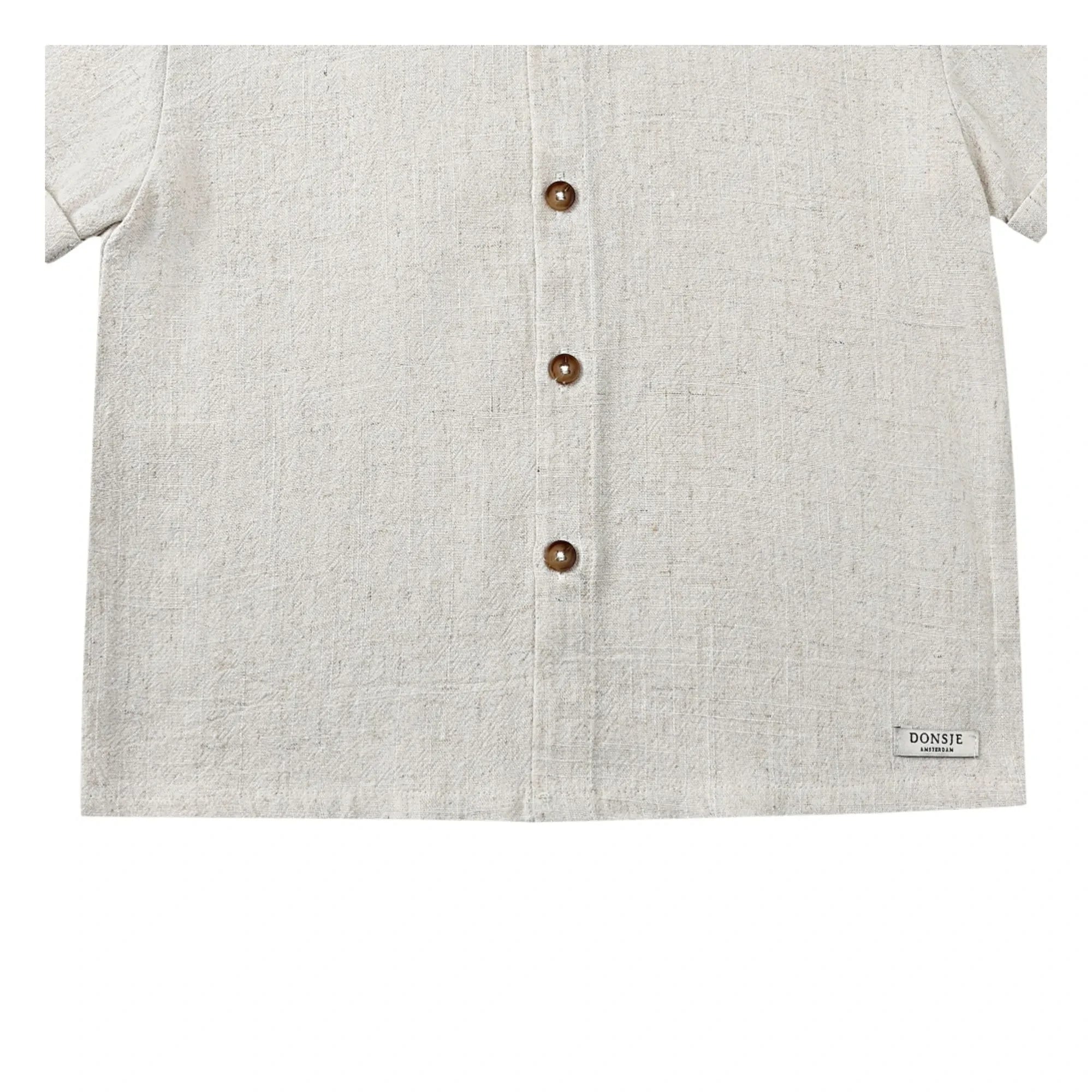 Donsje - Camisa de lino Brammie | Heather White