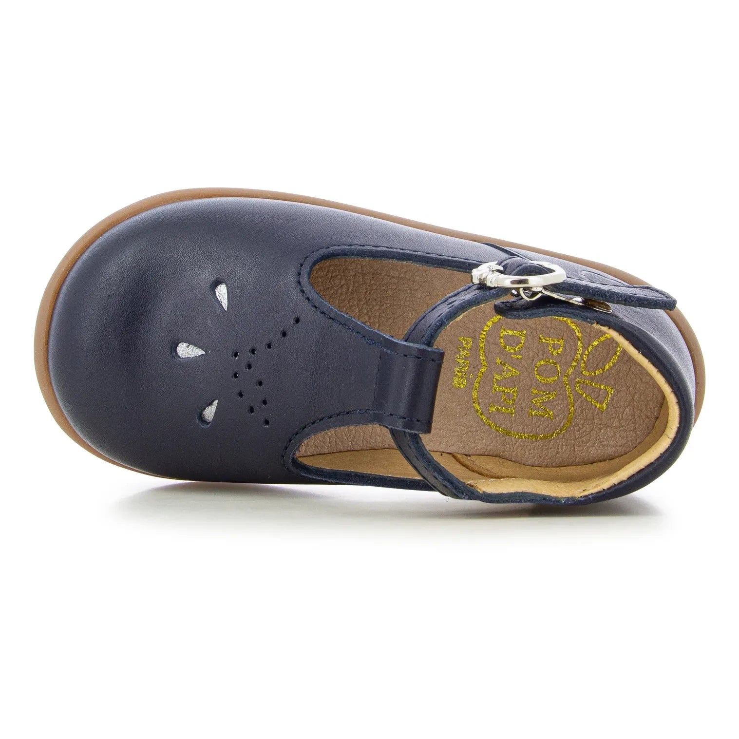 Pom d'Api - Sandalias Salomé Bucky Stand Up | Azul marino