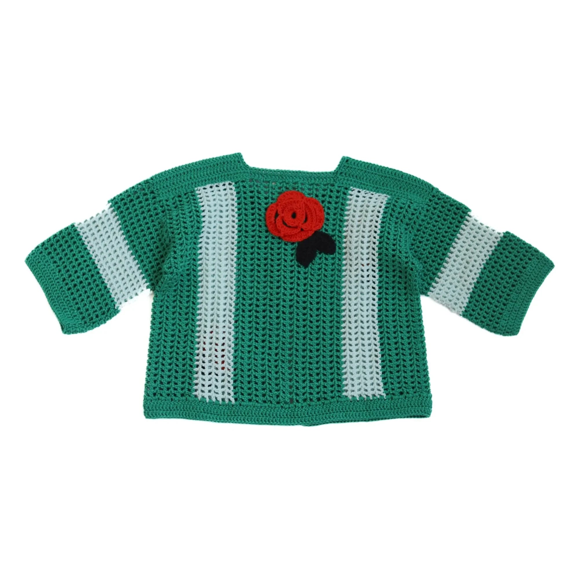 Kalinka - Chaqueta de ganchillo Penélope | Verde