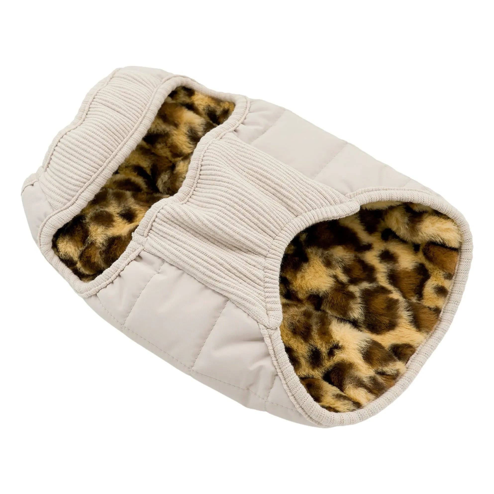 The Furry Folks - Chaqueta acolchada reversible | Gris
