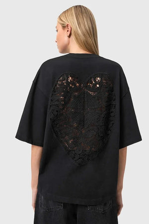 Camiseta extragrande de algodón Esme para mujer de AllSaints