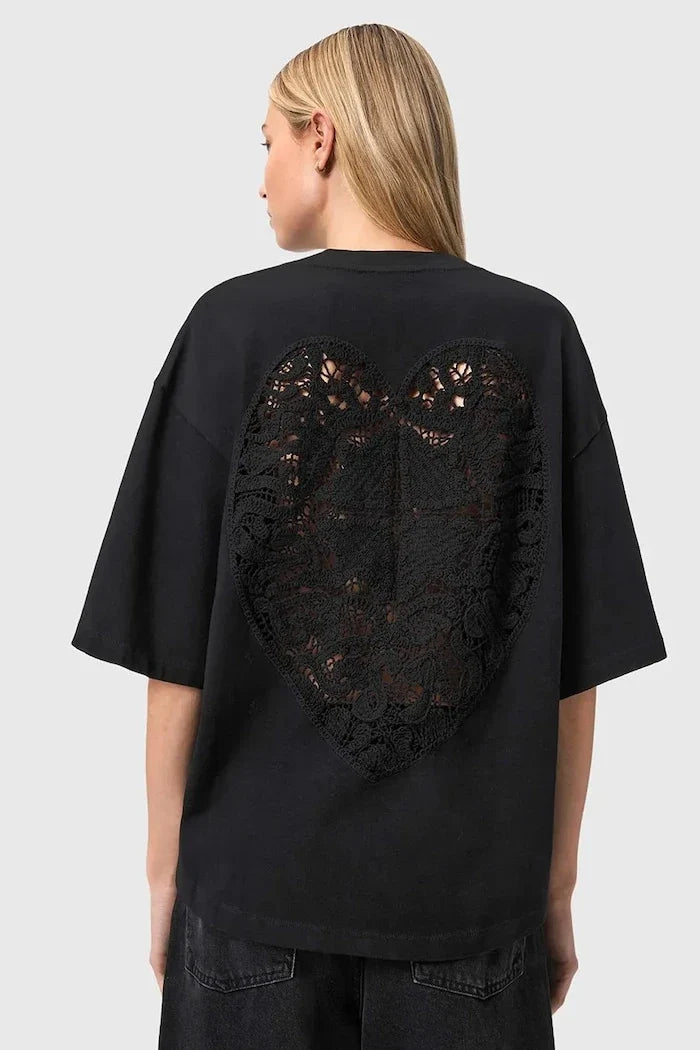 Camiseta extragrande de algodón Esme para mujer de AllSaints